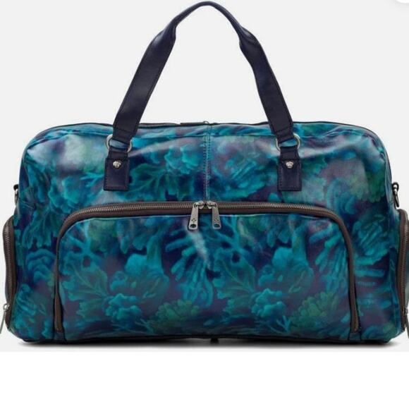 Patricia Nash Other - Patricia Nash Deep Blue Sea Mandara Overnighter Duffle Bag Suitcase Travel NEW